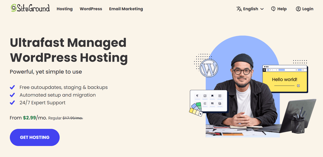 SiteGround WordPress-Hosting