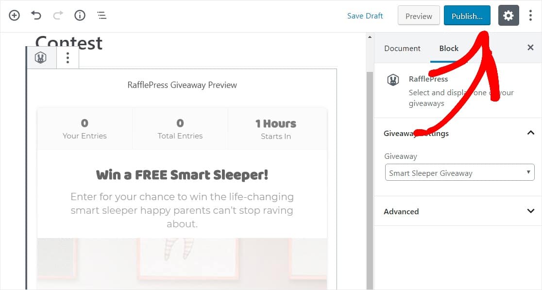 publier votre cadeau wordpress