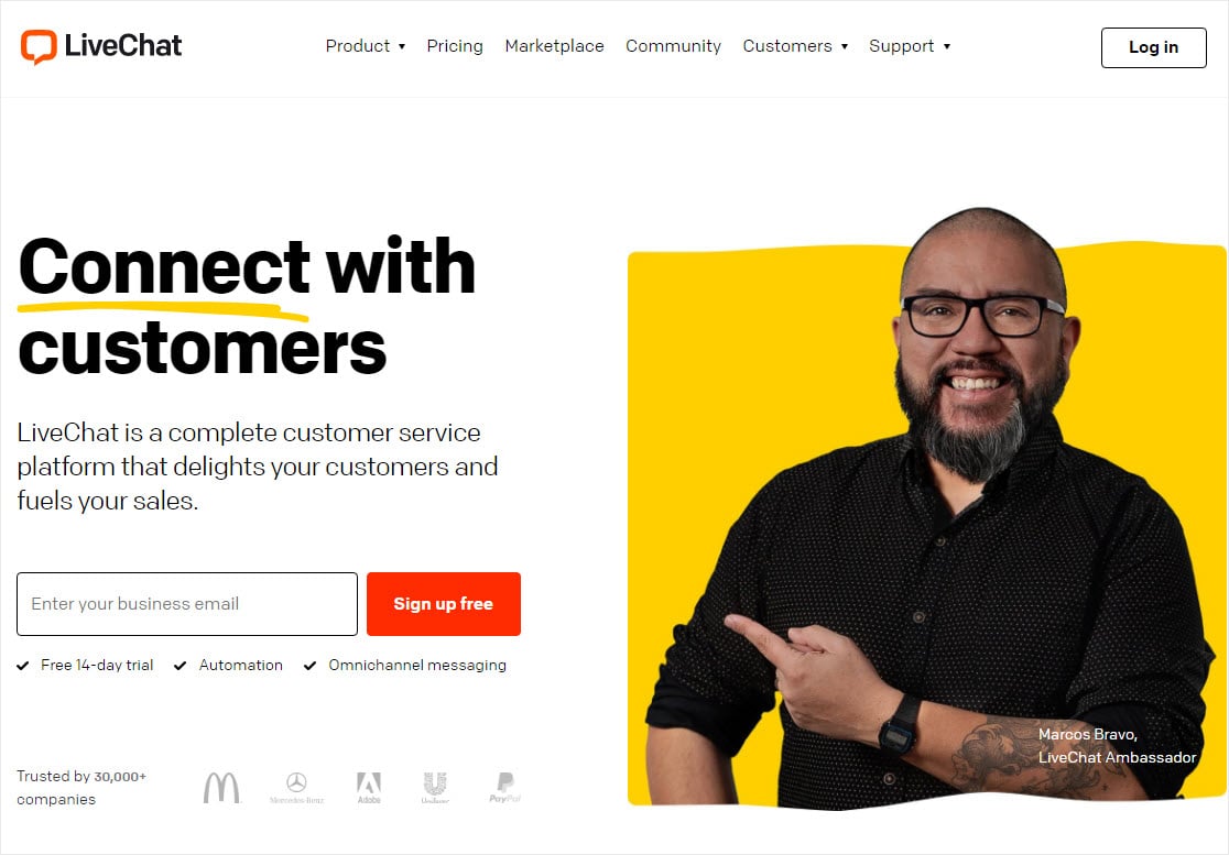 livechat is one of the best software for wordpress - WPForms logiciel livechat