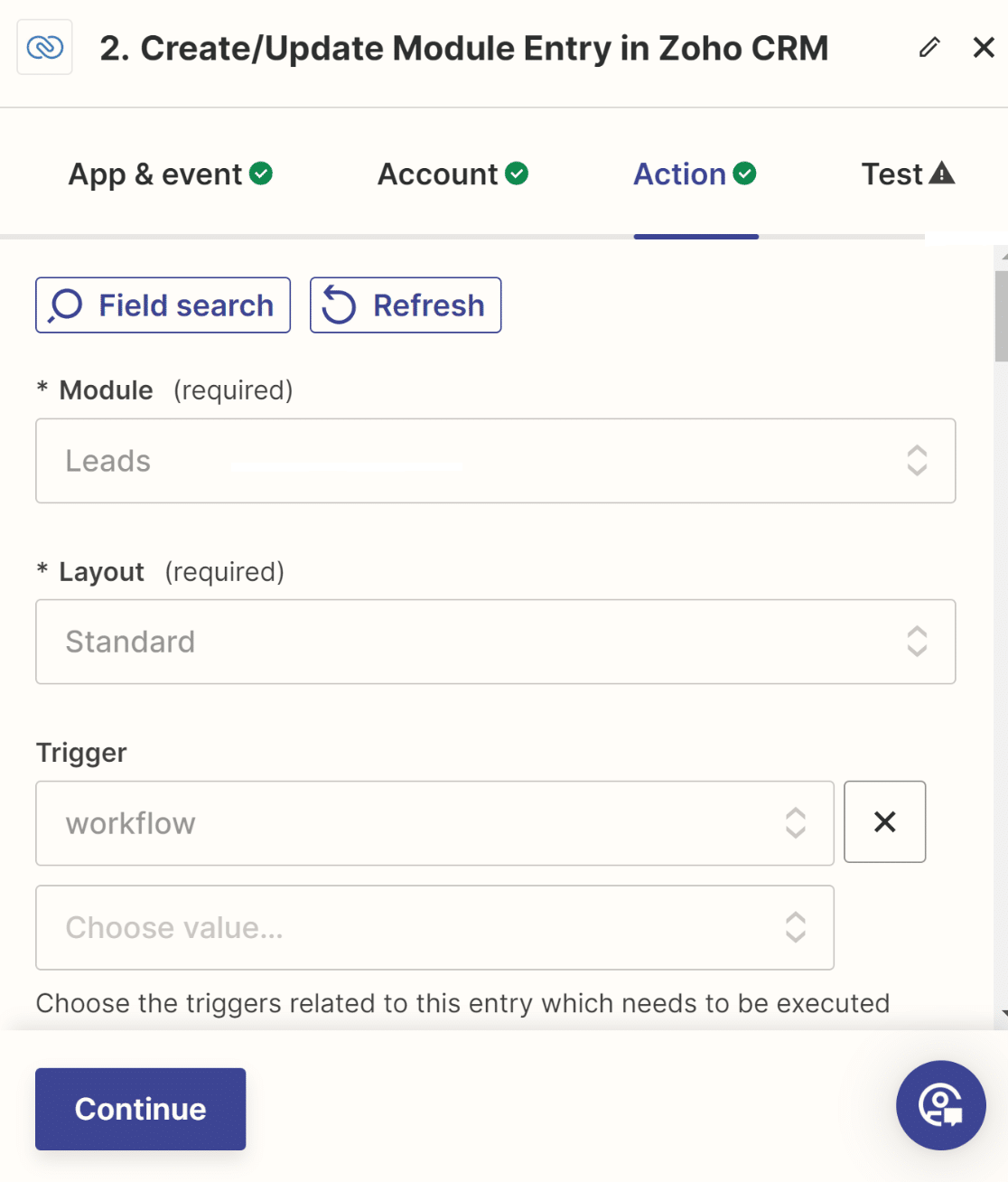 Map Module for Automation in Zoho - WPForms Map module for automation in Zoho