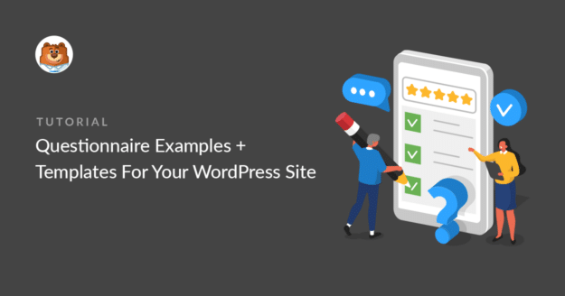 Exemplos e modelos de questionários do WordPress