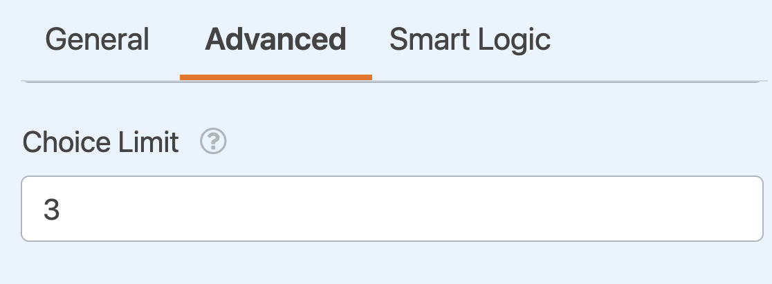 Einstellen einer Auswahlgrenze für Checkboxen
