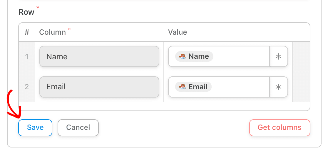 Saving an Uncanny Automator action