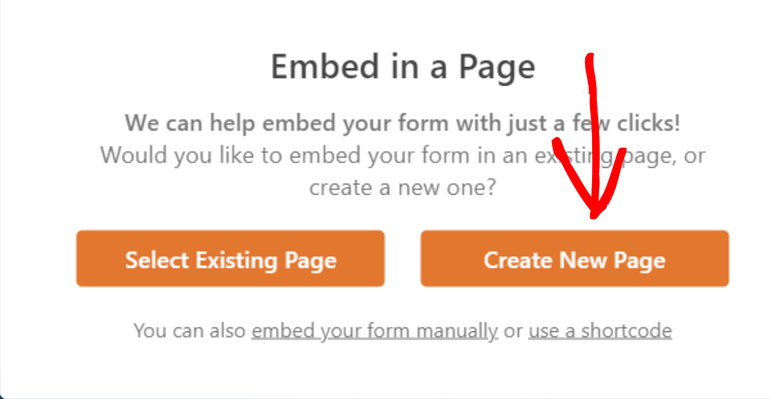 embed wpforms on a new page - WPForms wpforms auf einer neuen Seite einbetten