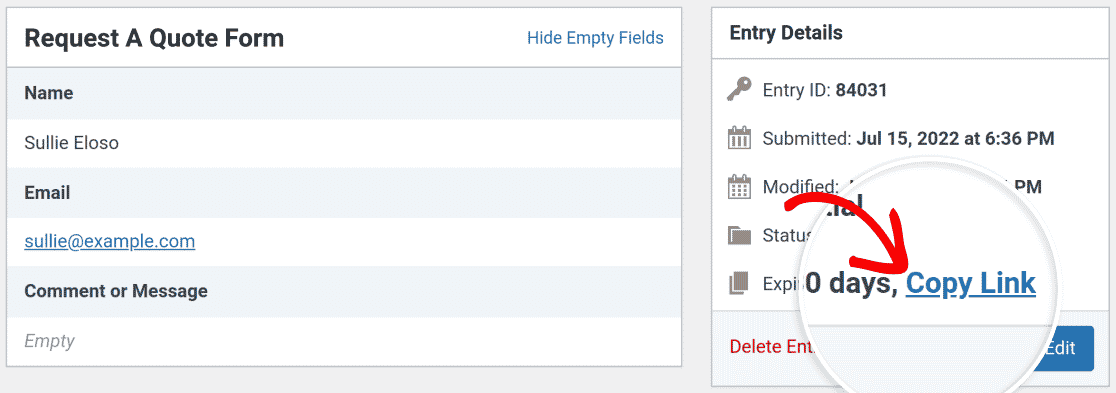 copy-link-partial-entry - WPForms Copiare il link per una voce parziale