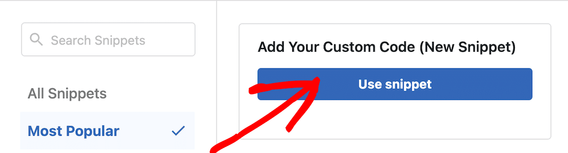 WPCode adicionar código personalizado