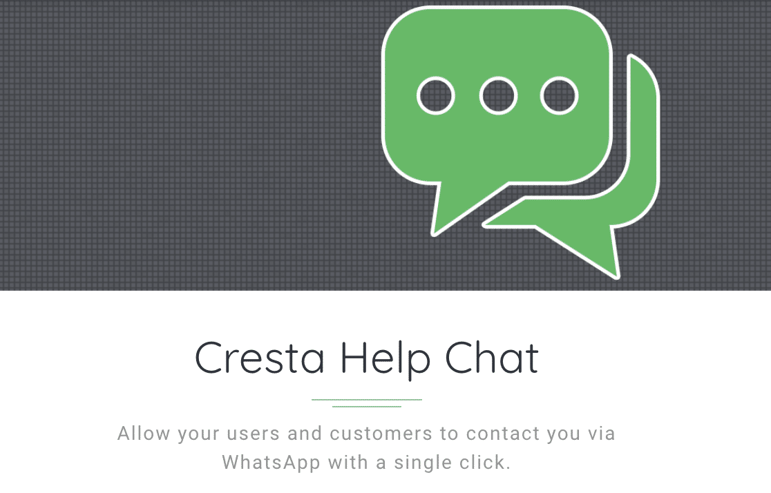 Cresta Help Chat - WPForms Cresta Help Chat