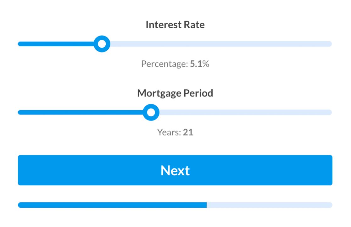 Mortgage calculation lead form - WPForms Formulário de cálculo de hipoteca