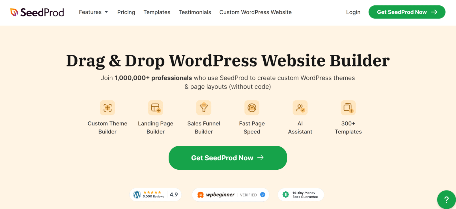 Seedprod Home - WPForms Seedprod home