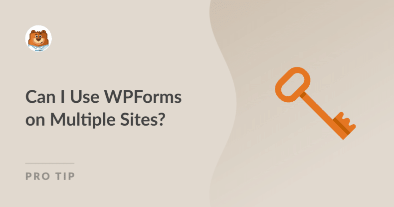 ¿Puedo utilizar WPForms en varios sitios web?